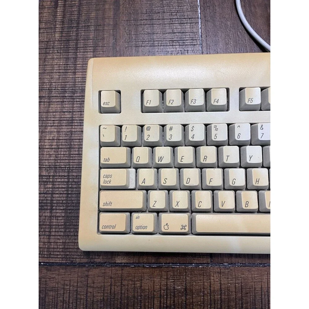 Retro Apple Keyboard M2980 ADB Mac Desktop Computer Accessory 90s